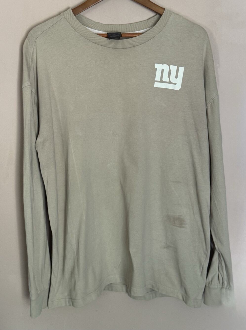Fanatics New York Giants NFL Tab Long Sleeve Tee T-Shirt XL